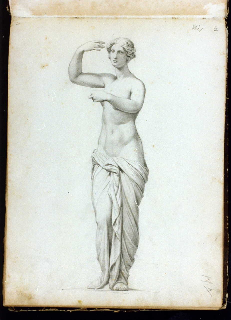 Studio di statua femminile panneggiata - Museo Nazionale di san Martino, Napoli